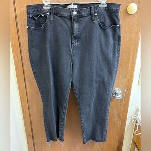 Madewell High Rise Slim Crop Boyjean